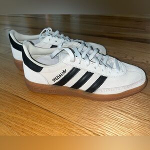 Women’s Adidas Spezial aluminum/core black/cloud white Sneakers